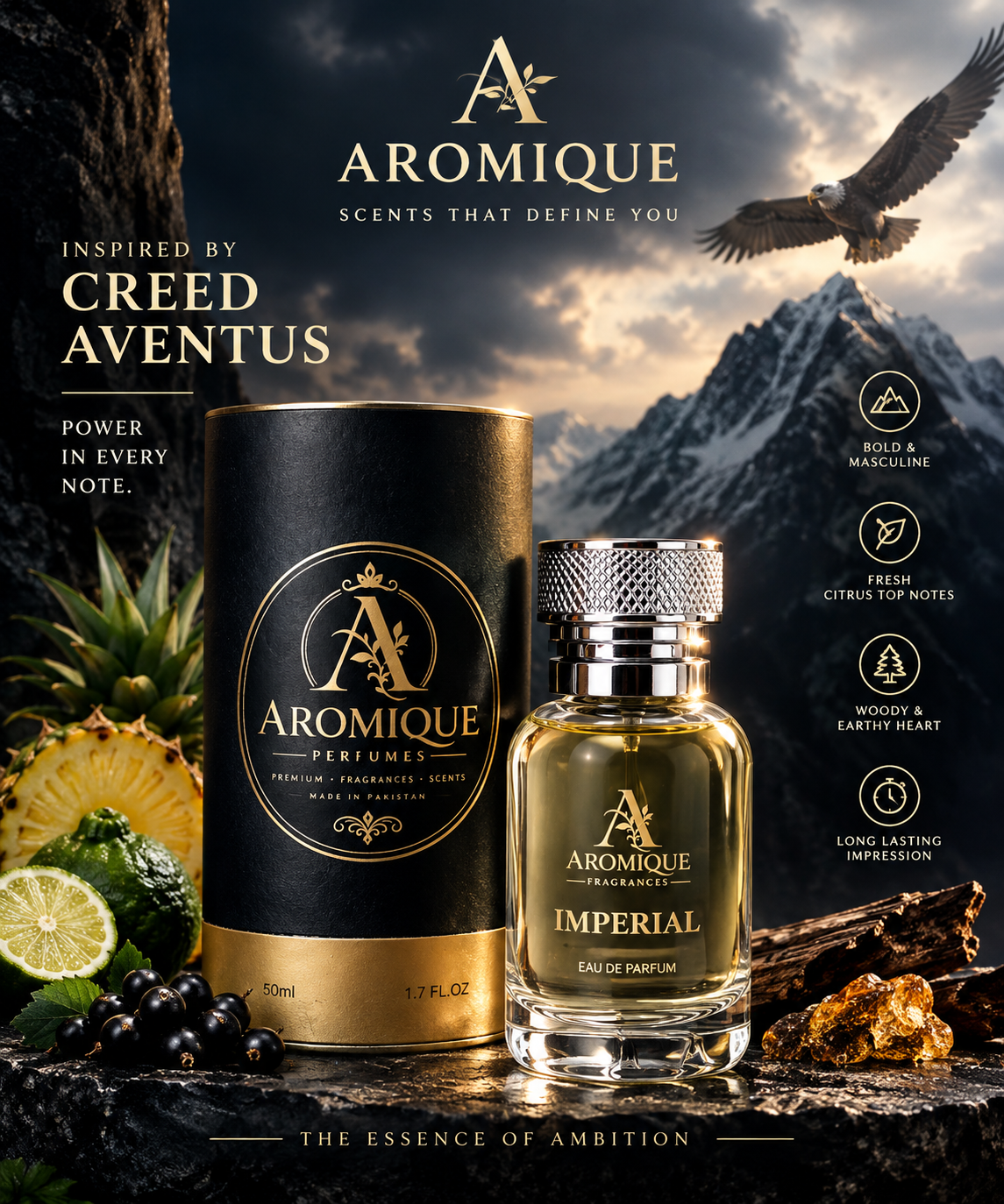 Aromique Imperial — Inspired by Creed Aventus